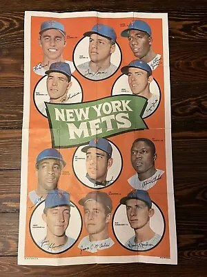 1969 Topps Team 12x20 Poster #24 New York Mets. Miracle Mets • $189.99