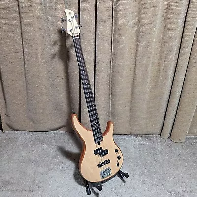 Yamaha TRBX174EW Mango Wood 4-String Electric Bass - ISSUES - Natural • $129.99