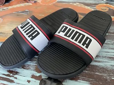 $34.40 • Buy Puma Cool Cat Slides Red, White, Blue Size 12 Mens Sandals, Slides NEW