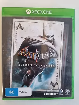 Batman Return To Arkham Microsoft Xbox One Disc 1 & 2 Free Tracked Post • $29.99