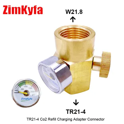 CO2 Cylinder Refill Adapter Connector Brass Kit For Filling Soda Stream Tank • £8.39