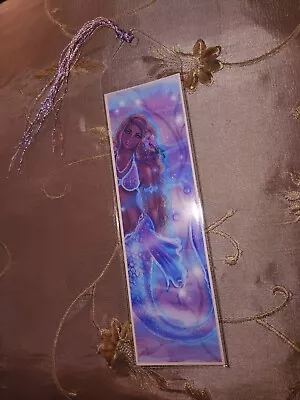 Purple Mermaid Handmade Bookmark Print By Renee L. Lavoie • $11.50