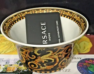 Versace Barocco Bowl Soup Cereal Peanuts Candy Rosenthal  Gift Idea Sale • $149