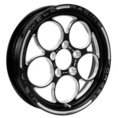 Weld Racing Magnum 2.0 Drag Front Runner 1-Piece Black 15  X 3.5  1.75 B/S Suit • $1607.10