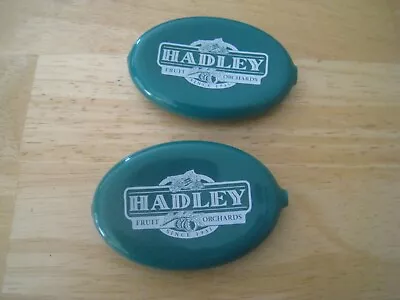 2 NEW Vintage Style Green Rubber Coin Purse - Hadley Fruit Orchards Cabazon • $7