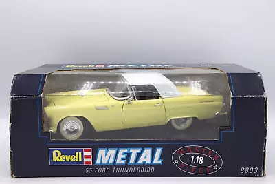 Revell Metal 8803 1/18 1955 Ford Thunderbird In Cream Boxed Diecast Model Car • £9.95