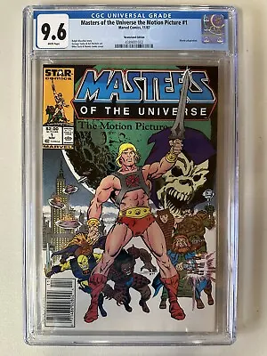 Masters Of The Universe The Motion Picture #1 - CGC 9.6 - Newsstand -Marvel 1987 • $250