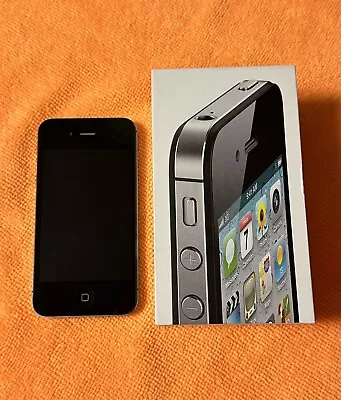 Vintage Apple IPhone 4s  16GB  Black. With Box. For Parts. 2011’. • $24.99