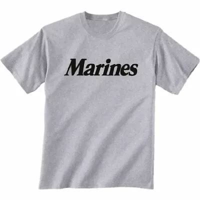 Marines Corp Tee Physical Training T-shirt Green Usmc Marine Eagle Globe Anchor • $14.99