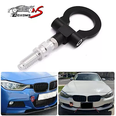 Black Sport CNC Track Racing Metal Tow Hook For BMW 325i 328i 330i 335i E90 E46 • $18.77