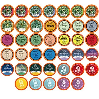 Two Rivers Assorted Tea Sampler Variety Pack For Keurig K-Cup Brewers 40 Count • $31.25