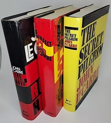 3x John LeCarre 1st Edition Hardcovers! Secret Pilgrim Perfect Spy Russia House • $27