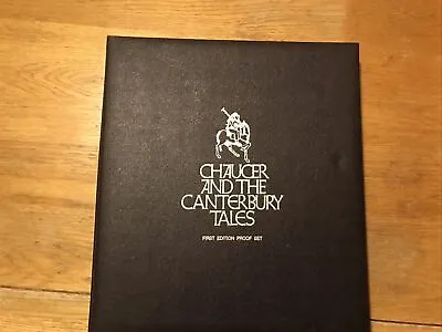£290 • Buy CHAUCER CANTERBURY TALES Bronze Medallions JOHN PINCHES Complete Set 36 VGC