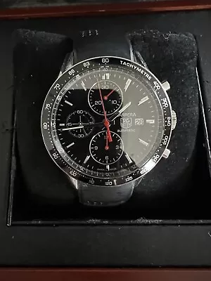 TAG Heuer Carrera Men's Black Watch - CV2014-2 • £1200