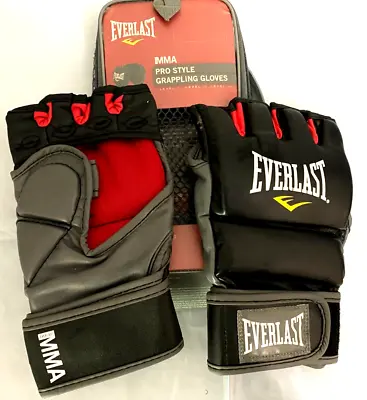 Everlast MMA Pro Style Grappling Gloves 4oz Size S/M - DS37 • $14.99