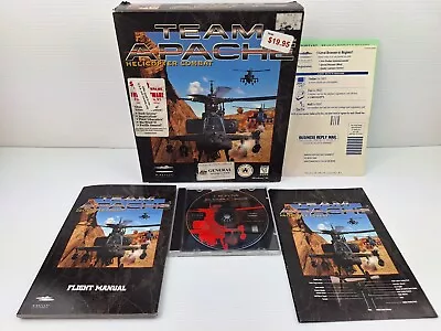 Team Apache: Helicopter Combat (PC) - Windows 95 CD-ROM In BOX • $39.95