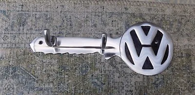 Superb Cast Polished Aluminium VW VOLKSWAGEN Key Hook Holder Sign Garage • $23.63