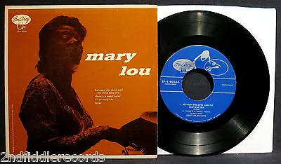 MARY LOU WILLIAMS EP 45 & Cardboard Sleeve-EMARCY #EP-1-6056-Jazz-Soul-R&B-Blues • $19.99