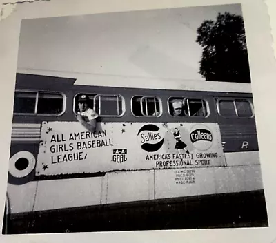 Copy Of 6  X 6  Photo Of AAGPBL Bus Featuring Sallies & Colleens • $20