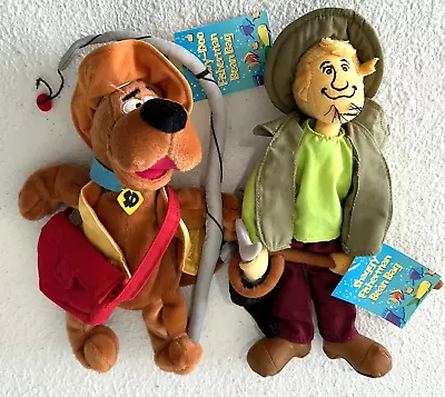 NWT Warner Bros. Studio Store 2000 Scooby-Doo & Shaggy Fisherman Bean Bag Plush • $24.99