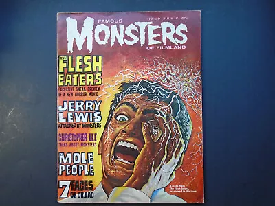 Famous Monsters Of Filmland Issue#29 (1964) The Flesh Eaters • $40