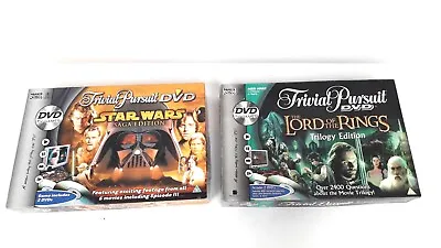 £1.99 • Buy 2 Trivial Pursuit DVD Games Lord Of The Rings Trilogy Star Wars  ﻿Saga Edition
