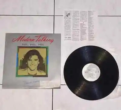 Modern Talking 1988 Hits Hits Hits Taiwan Edition Vinyl LP With Promo Insert • $149.99