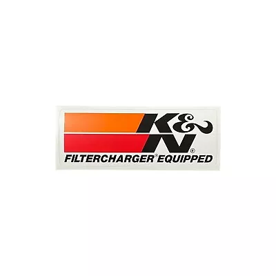Sticker K & N Filtercharger Equipped Performance Parts Ford Chev Decal Holden • $6