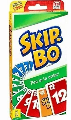 Uno Skip Bo Card Game For Family Kids Birthday Present Gift • £6.99