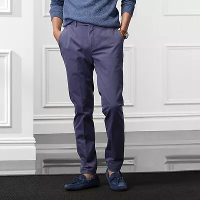 Ralph Lauren Purple Label Mens Eaton Slim Fit Stretch Twill Chino Trouser Pants • $280