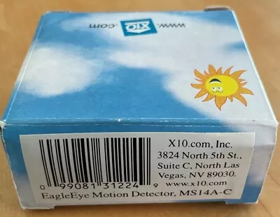 $10 • Buy X-10 PowerHouse Eagle Eye Motion Detector MS14A-C New In Box C10