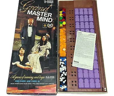 Vintage Grand Mastermind Board Game Invicta 1974 - Preloved VGC • £10.99