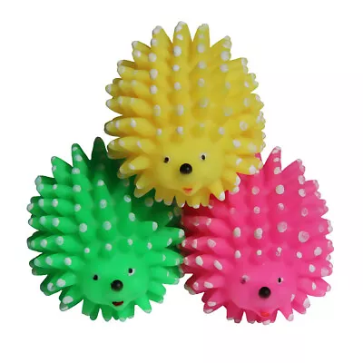 £3.50 • Buy Pet Dog Chew Toy Soft Slippers Spiny Ball Hedgehog Squeaky Toy For Puppy Dog