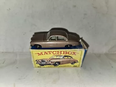 Vintage 1960's 1964 Matchbox Bronze Mark Ten Jaguar28ExcellentBox • $20