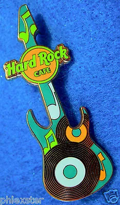 MYSTERY GUITAR SERIES #1 GROOVY RECORD VINYL DISCS GUITAR Hard Rock Cafe PIN • $19.99