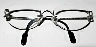 $719.99 • Buy Vintage 90's Cartier Rimless Eyeglasses, Silver Metal Stems 2049143 18[]30