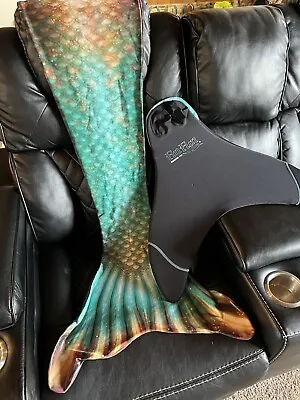 Fin Fun Mermaid Tail And Monofin For Youth Size 12 Or Women’s XS • $50