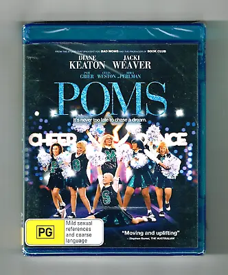 Poms Blu-ray (Diane Keaton Jacki Weaver) - Brand New & Sealed • $9.95