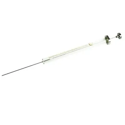 Deschem Glass Micro Syringe Lab Microliter Trace Injector With Flat Needle Tip • $19.99
