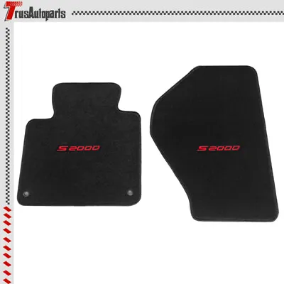 For 00-09 Honda S2000 AP1 / AP2 Floor Mat Black Nylon 2Pc Anti-Slip Carpet • $55.99