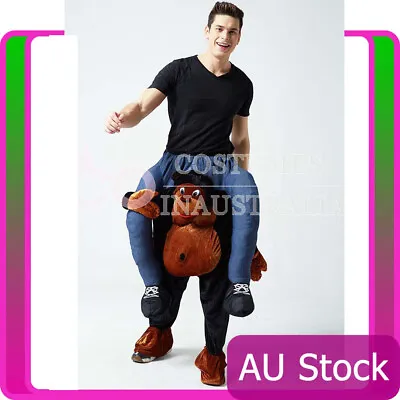Gorilla Shoulder Carry On Piggy Back Ride Me Mens Adults Party Costume Mascot • $34.96