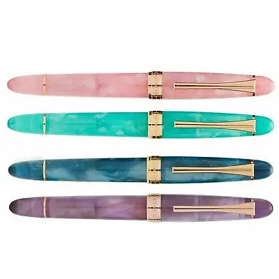 140mm Kaigelu 356 Resin Iridium M Nib Classic Fountain Pen Writing Tool Gift • $23.51