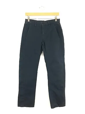 J BRAND Mid Rise Cropped Trouser Cargo Pants Bottoms Navy Blue 25 $198 #13 • $4.99