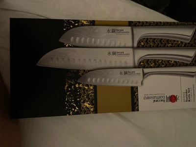 $125 • Buy Baccarat Id3 3 Piece Santoku Knife Set