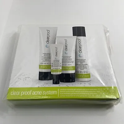 Mary Kay Clear Proof Acne System 4 Full Size Product Set Open Box EXP 2/22 • $24.99