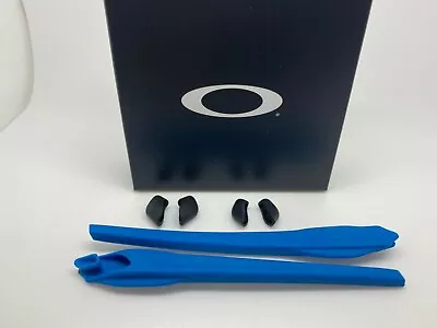 AUTHENTIC OAKLEY FLAK 2.0 EAR SOCKS & NOSE PADS KIT Electric Blue • $17.95