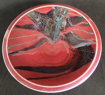 Vintage Matthew Patton Signed Studio Art Pottery ~ Glazed Bowl 12”  ~ Seattle WA • $50