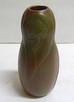 Van Briggle Vintage Green/Brown Vase • $275