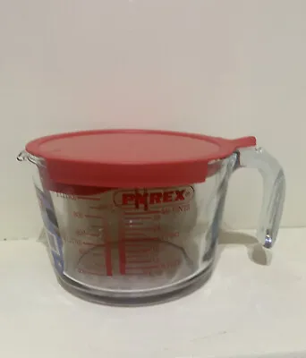£10.99 • Buy Pyrex Classic 1.0L Glass Measuring Jug Prep Mixing With Lid High Resistance
