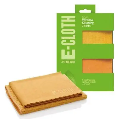 E-Cloth Glass Window Pack 2 Microfibre Cleaning & Polishing Cloths No Chemicals • £11.83